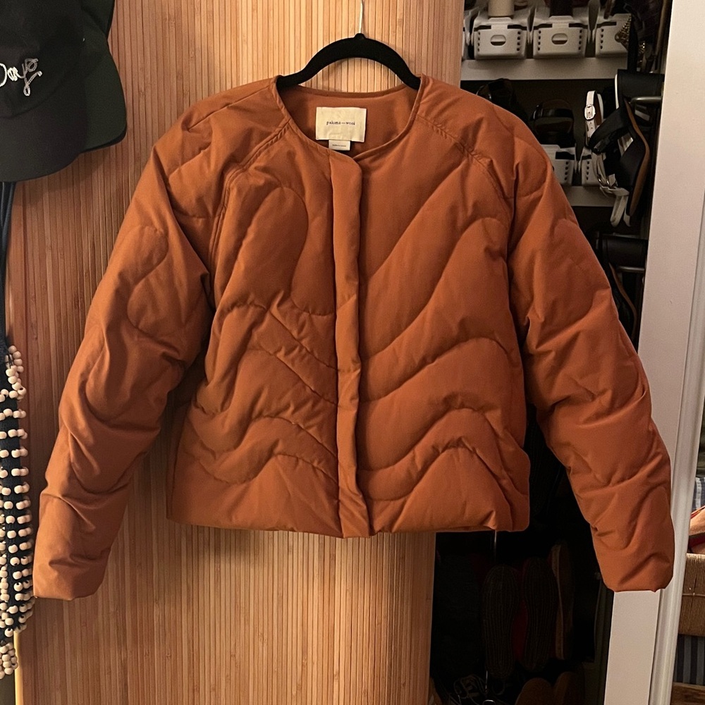 Paloma Wool Women's Orange Puffer Jacket